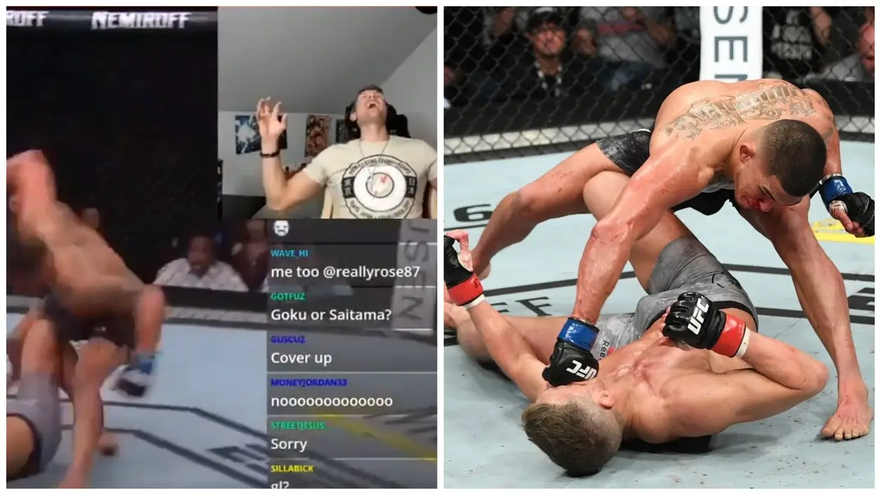 «Биньг. Нееееет!». Боец UFC стримит свои бои. Его реакции на собственные нокауты - космос