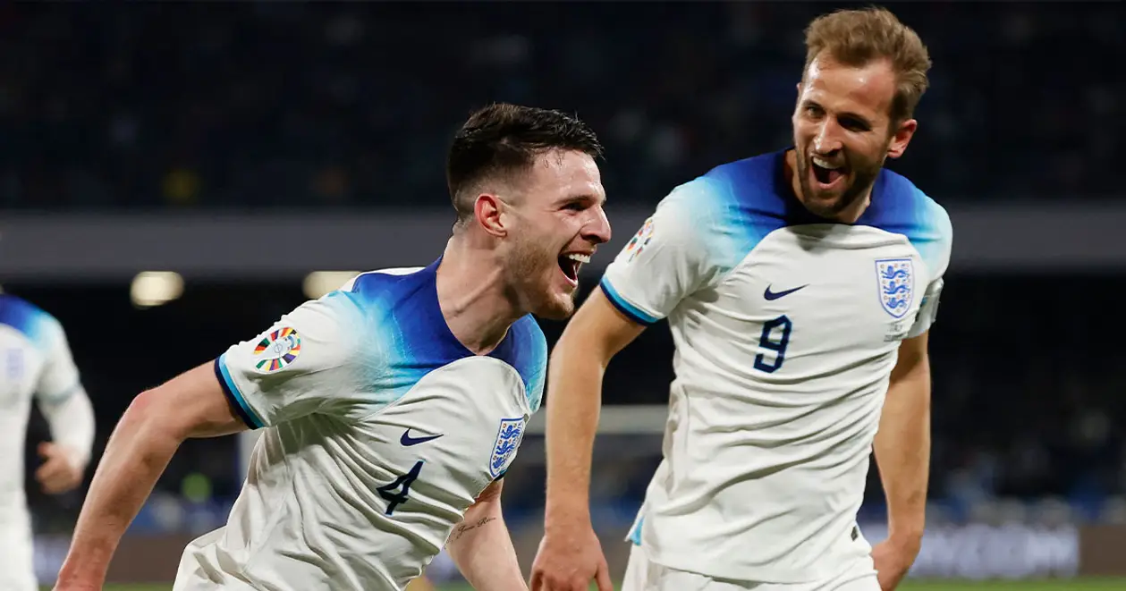 Англія перемогла Італію: рекордний гол Кейна та подарунок від Шоу для України
