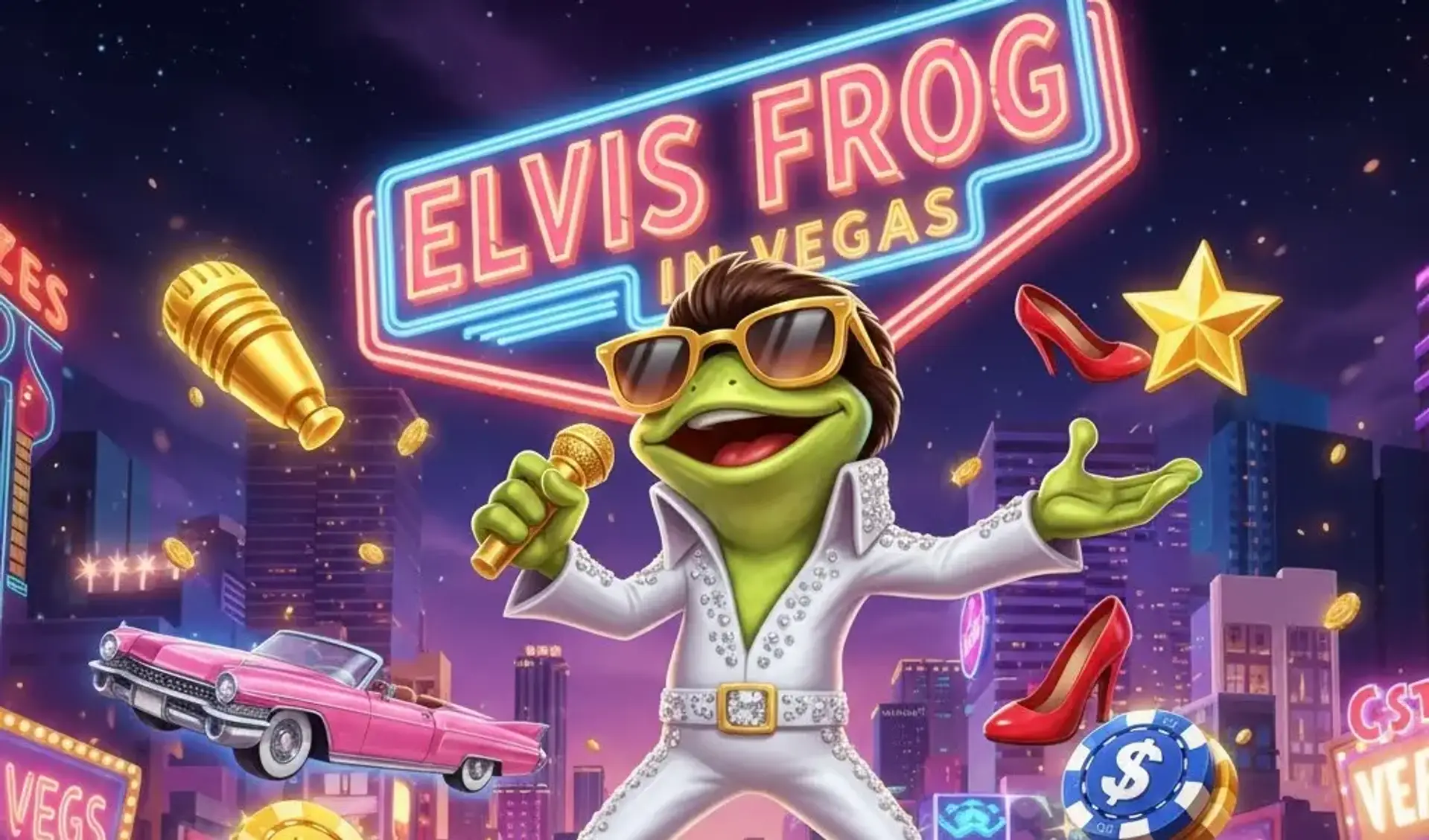 Огляд слота Elvis Frog in Vegas від BGaming: як грати, де знайти гру