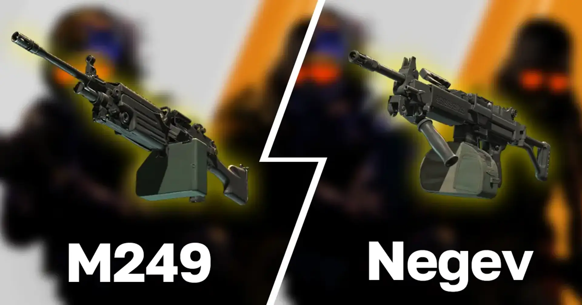 👀 M249 проти Negev: чи вартий придбання найдорожчий кулемет у Counter-Strike 2