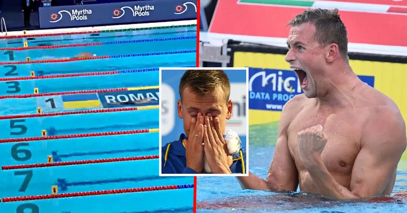 Неймовірні емоції та золотий заплив Михайла Романчука, який став чемпіоном Європи на дистанції 1500 м вільним стилем