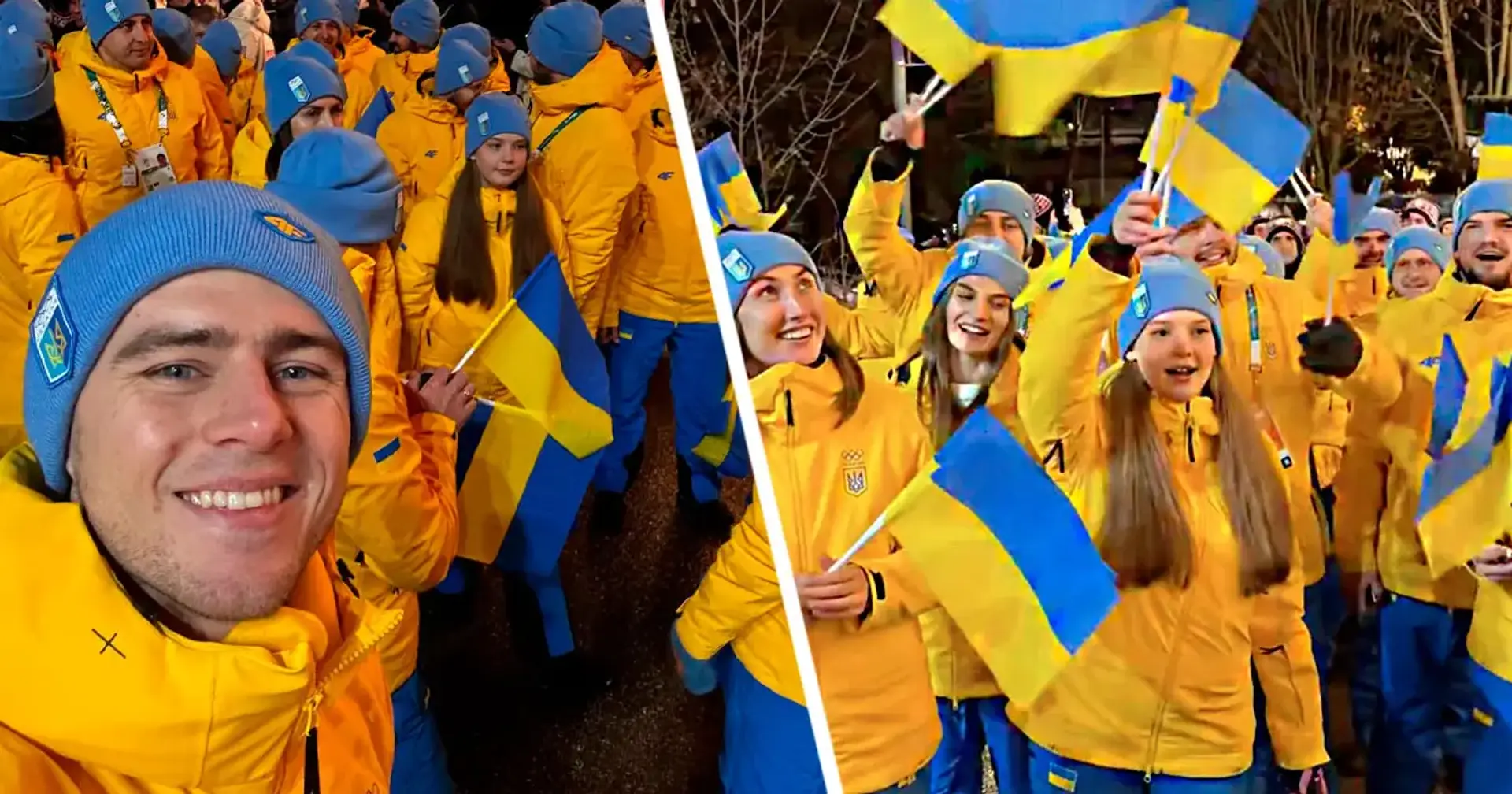 Відео: збірна України заспівала «Червону руту» перед виходом на парад відкриття Олімпіади-2026