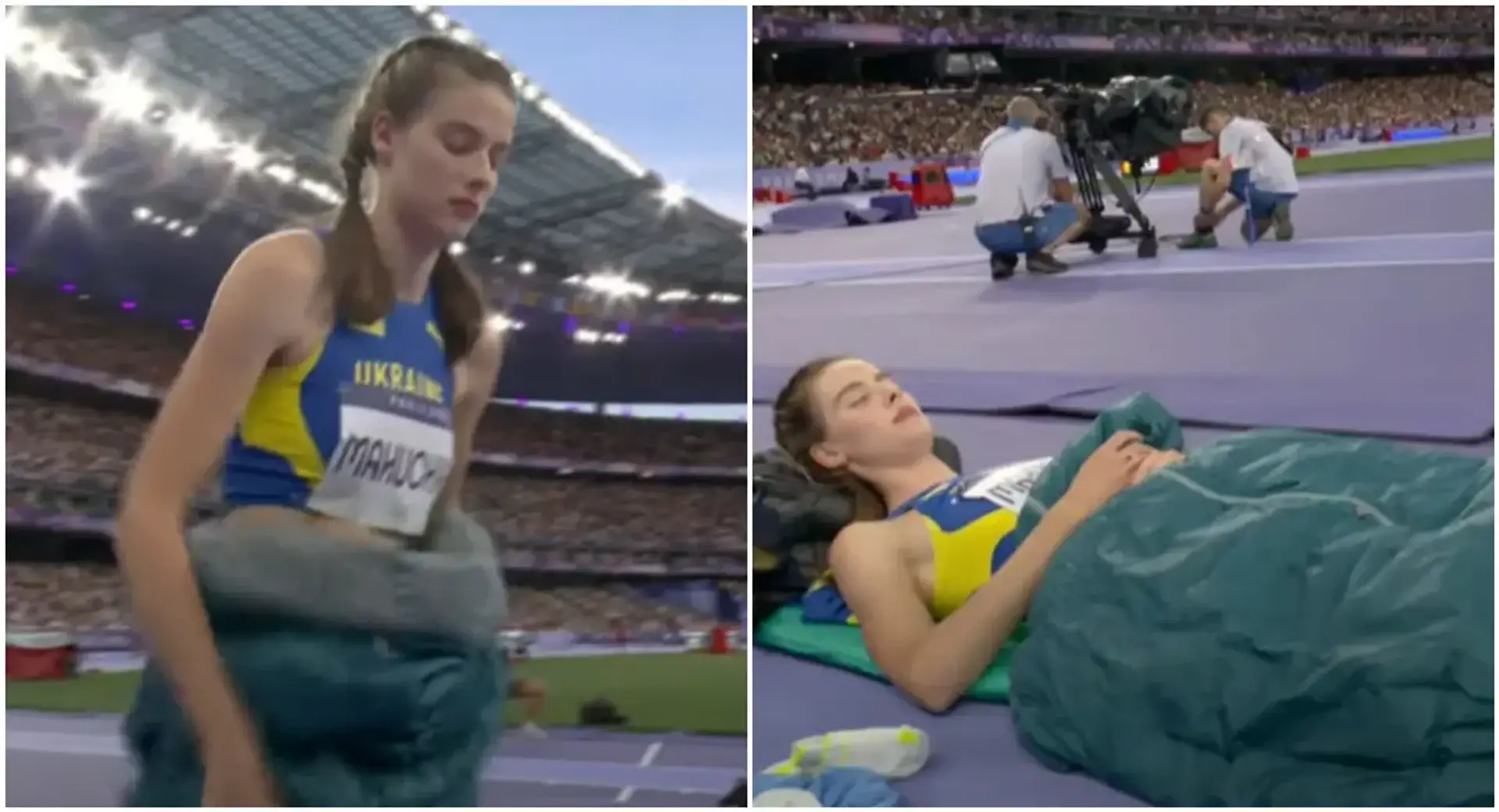Чому Магучіх лежала у спальному мішку між стрибками на Олімпіаді