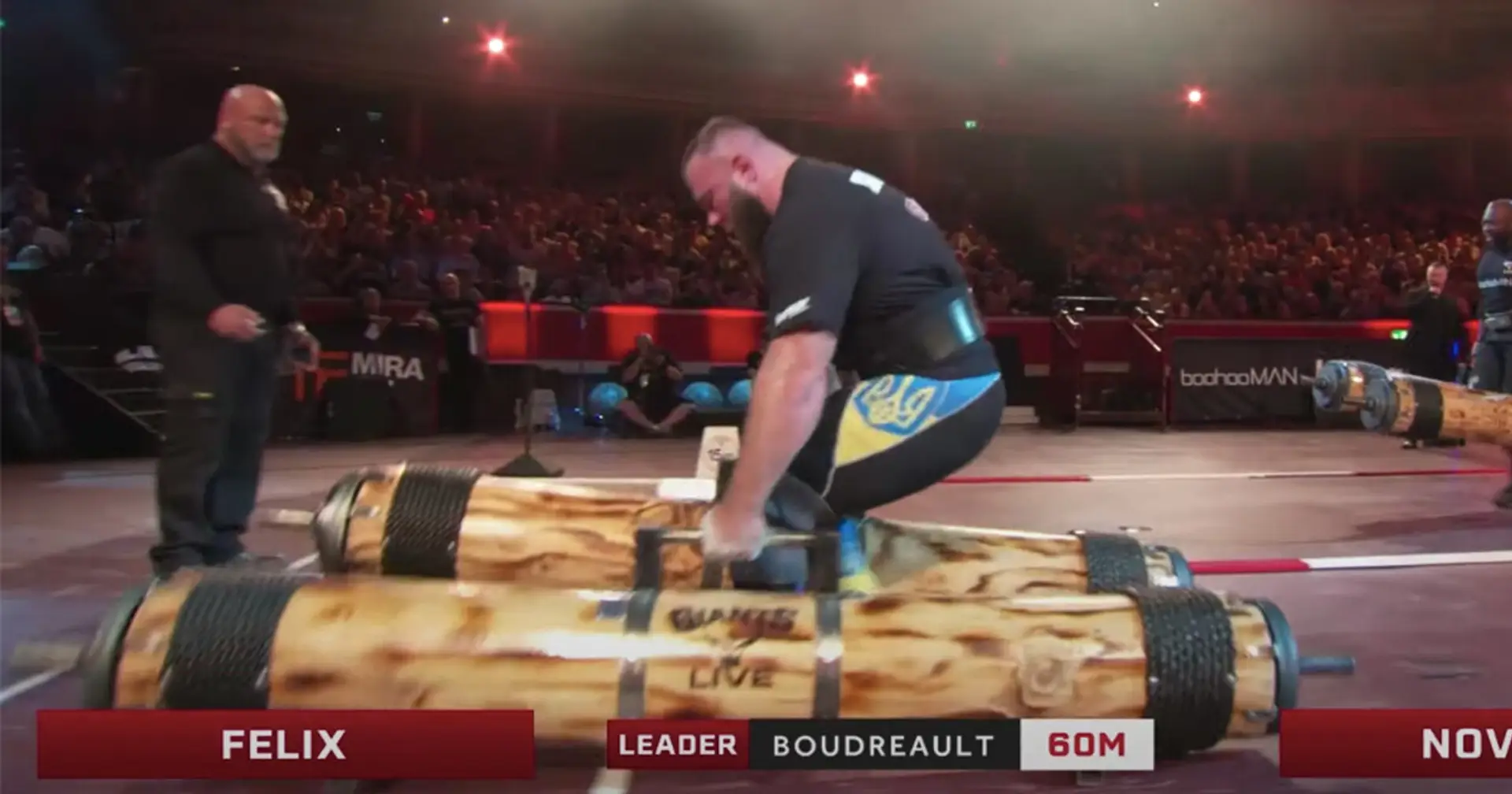 Новіков вдруге поспіль виграв престижний Strongman Classic. Дивимося фрагмент виступу українця