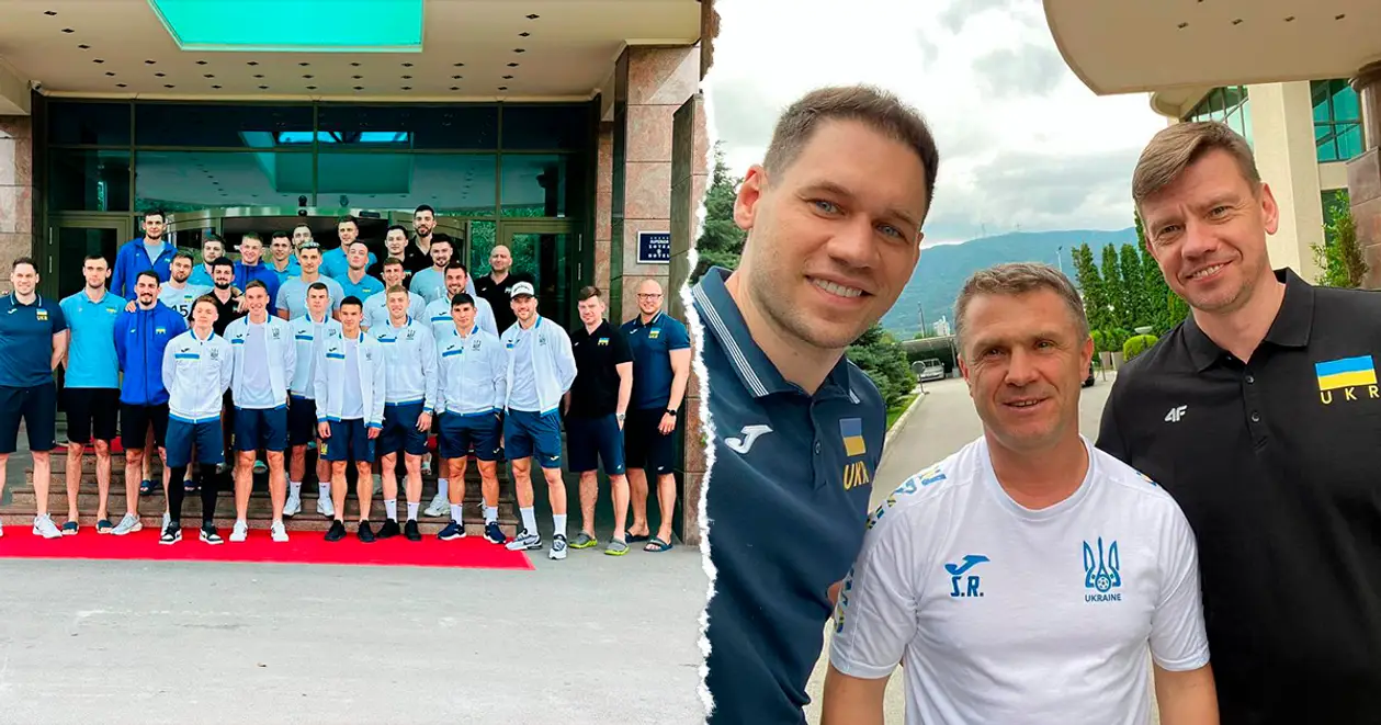Збірні України з волейболу та футболу зустрілися в Македонії (ФОТО) 