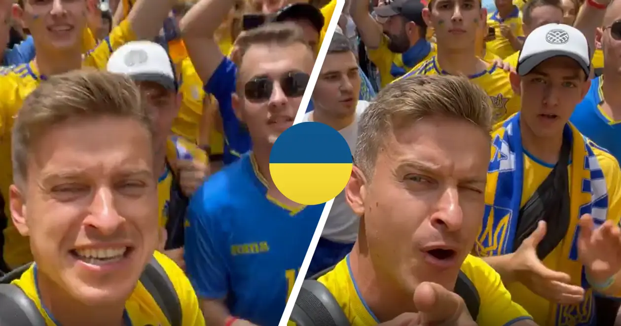 Пісні фанатів України та Австрії перед матчем на Євро. Справжній концерт вулицями Бухаресту 🔥