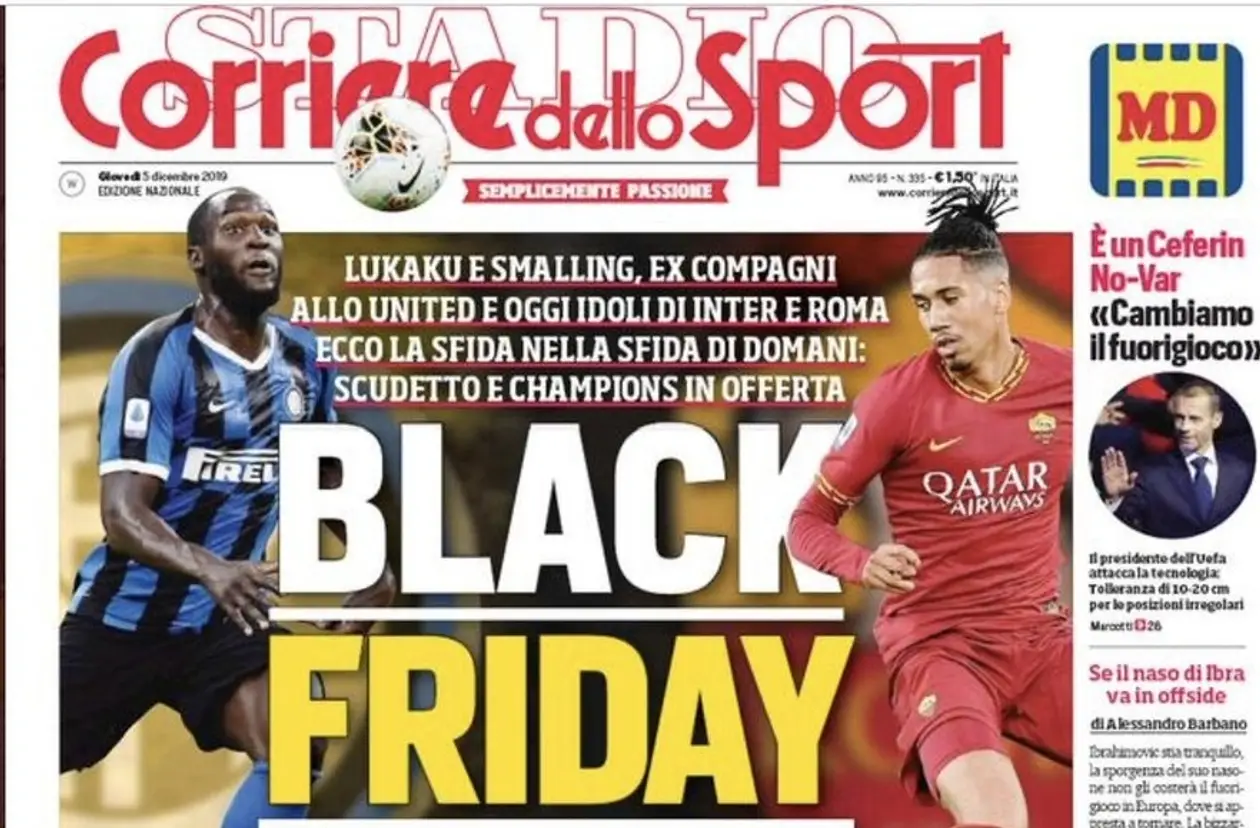 Обложка «Черная пятница» с Лукаку и Смоллингом: все говорят о расизме, а газета отвечает, что просто гордится игроками 