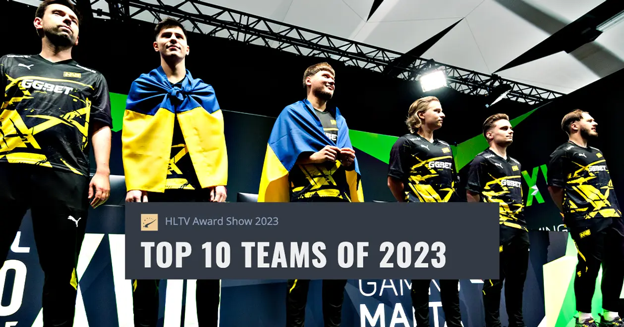 HLTV опублікували топ-10 команд 2023 року. Navi опинились двічі (!) в цьому рейтингу 😮