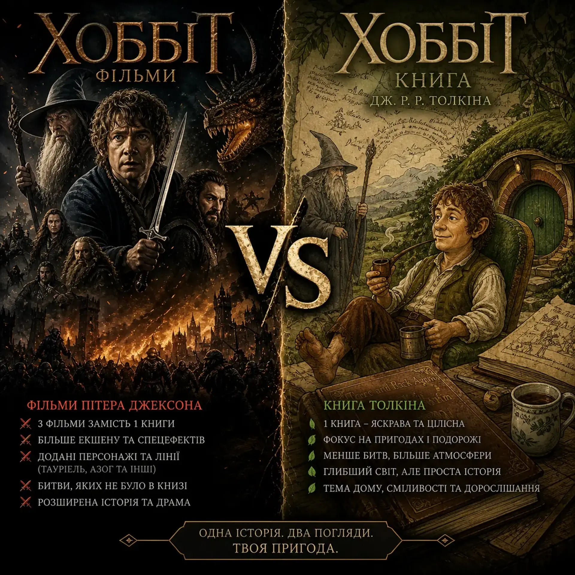 Хоббіт vs Хоббіт