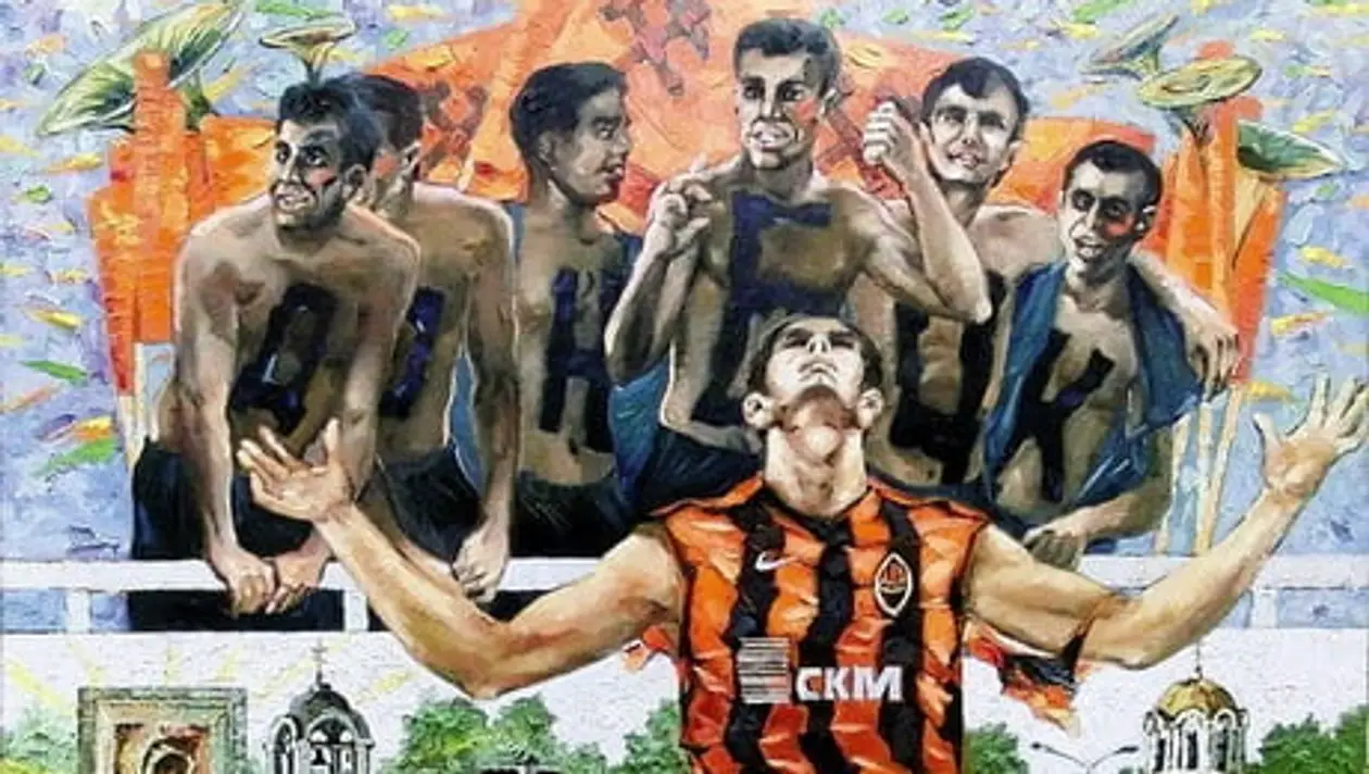 Болельщик «Шахтера» пишет картины о футболе: «Донбасс-Арена», Фонсека и сказочные сюжеты