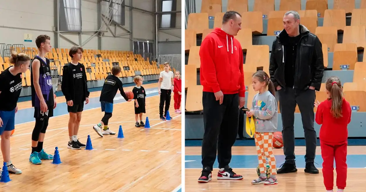 «Прометей» у рамках соціальної програми Євроліги провів відкрите баскетбольне тренування для дітей у Ризі