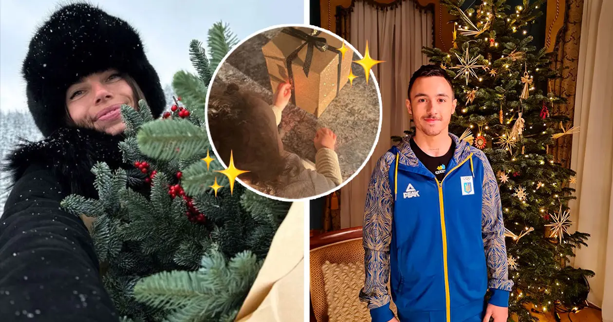😍 Як українські спортсмени готуються до різдвяних свят. Донечка Світоліної вже навіть отримала свій подарунок