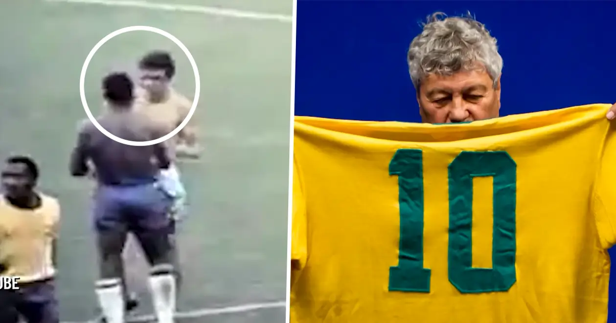 🔥 Ретро, якого ви точно не бачили: як Пеле обмінювався футболками з Луческу на ЧС-1970 (Відео)