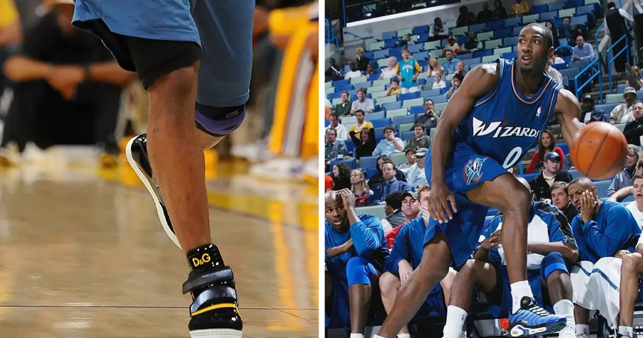 Легендарний Гілберт Аренас розривав НБА у взутті, яке навіть не створене для баскетболу. Зібрали найбожевільніші пари