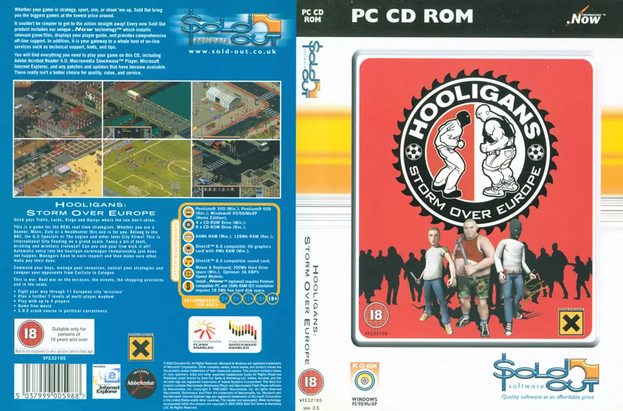 «Hooligans: Storm Over Europe» - симулятор околофутбольного насилия из прошлого