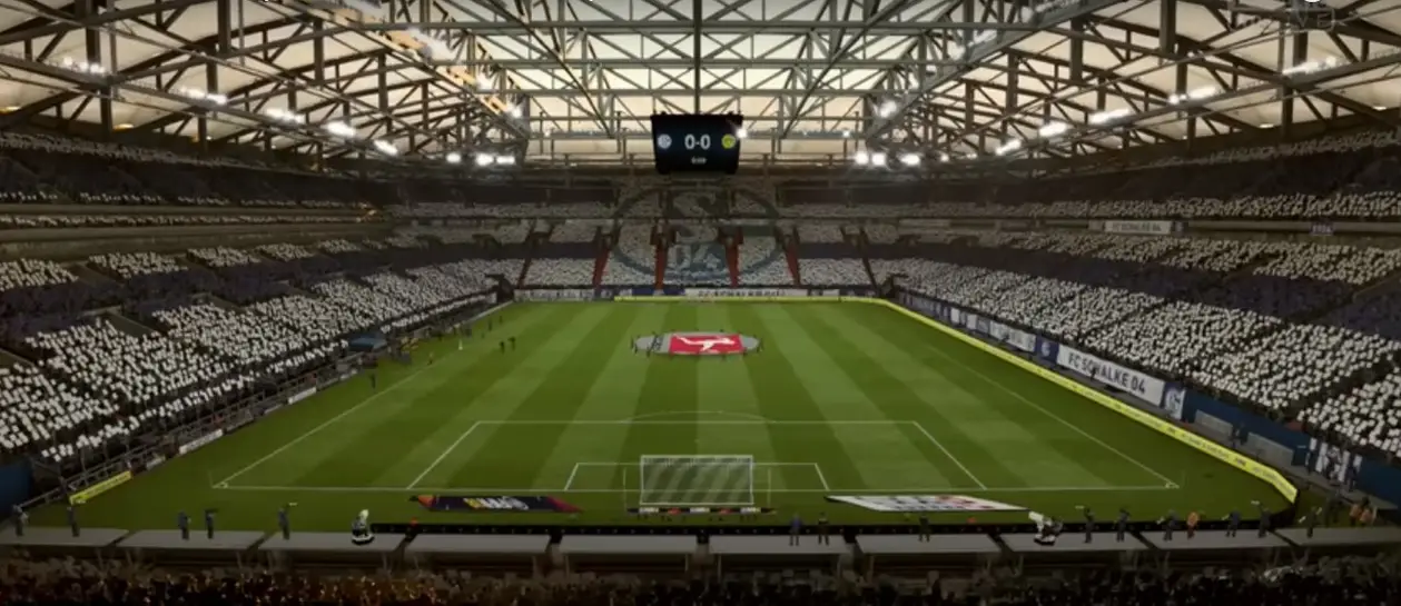 Атмосфера на стадионах в FIFA 18 и в реальной жизни