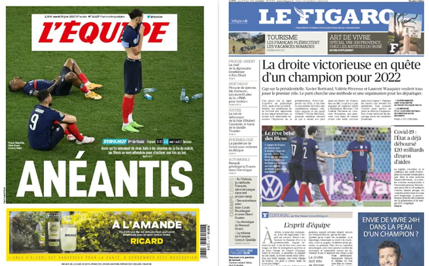 «Уничтожены!» Французские медиа разносят сборную после вылета