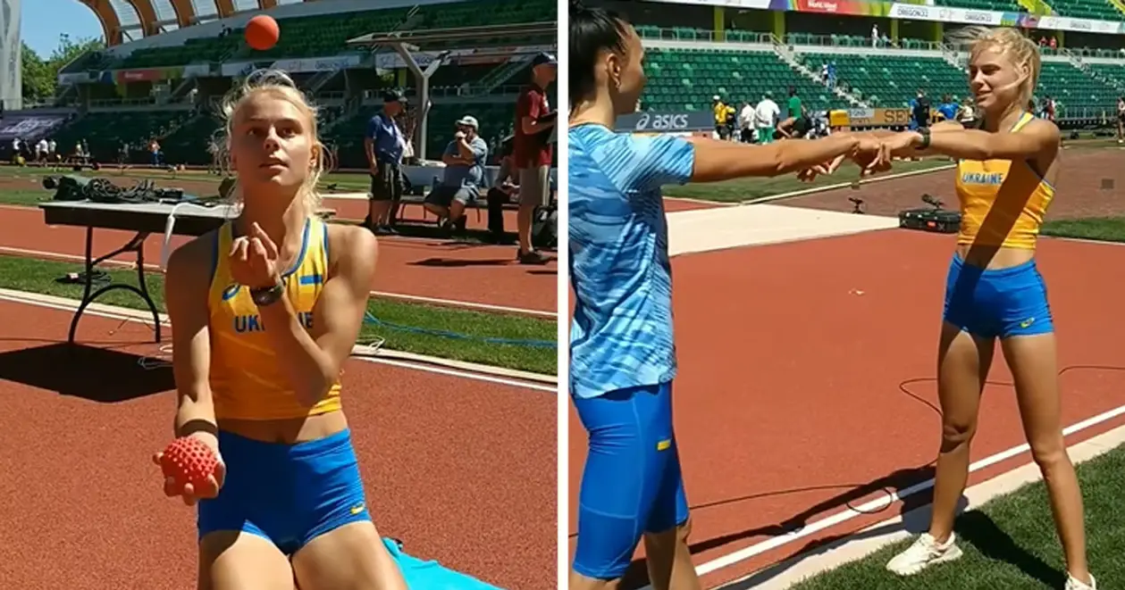 Разминаться перед ЧМ по легкой атлетике можно по-разному: Юлия Левченко и Ирина Геращенко придумали достаточно уникальные методы