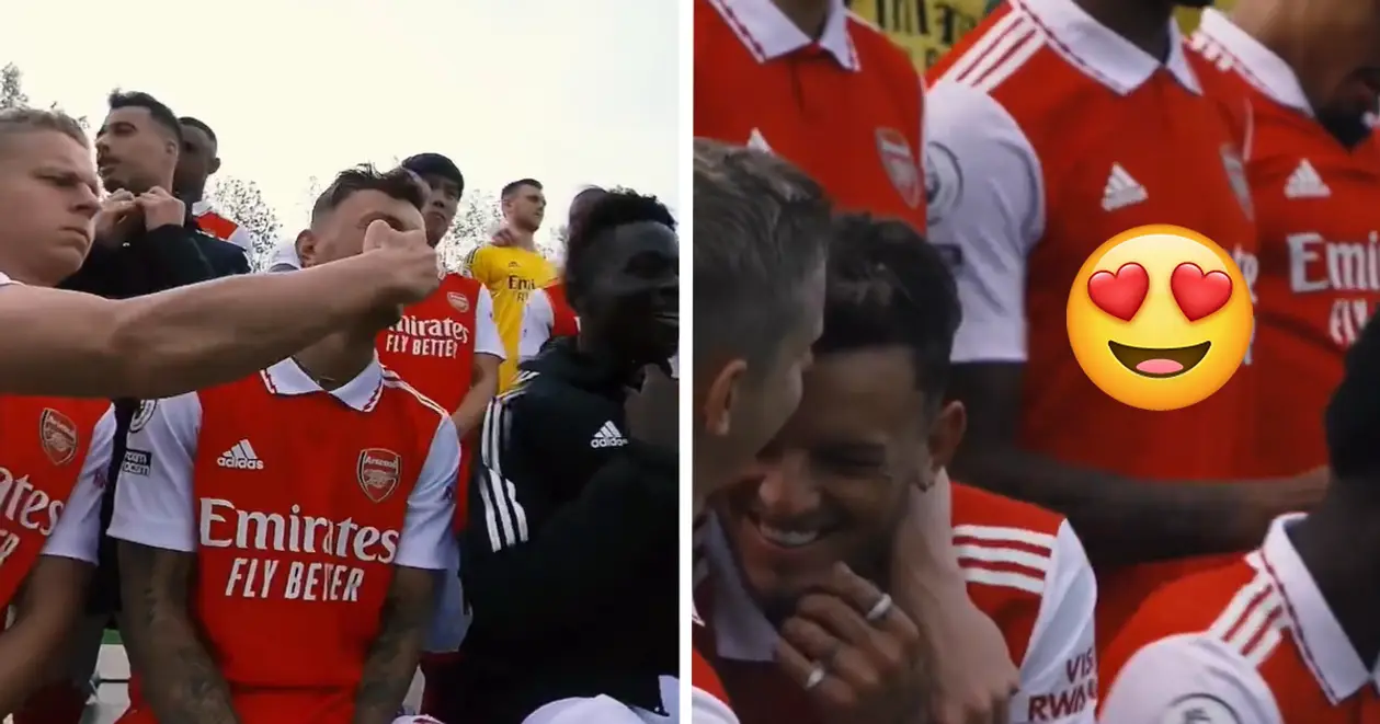 😁 Зінченко вже свій в «Арсеналі». Подивіться на веселий момент перед командним фото (Відео)