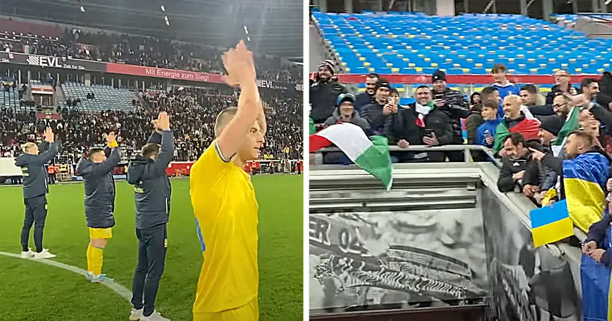 📹 Атмосфера матчу Україна – Італія: взаємодія між фанатами обох збірних та що відбувалося на полі після гри