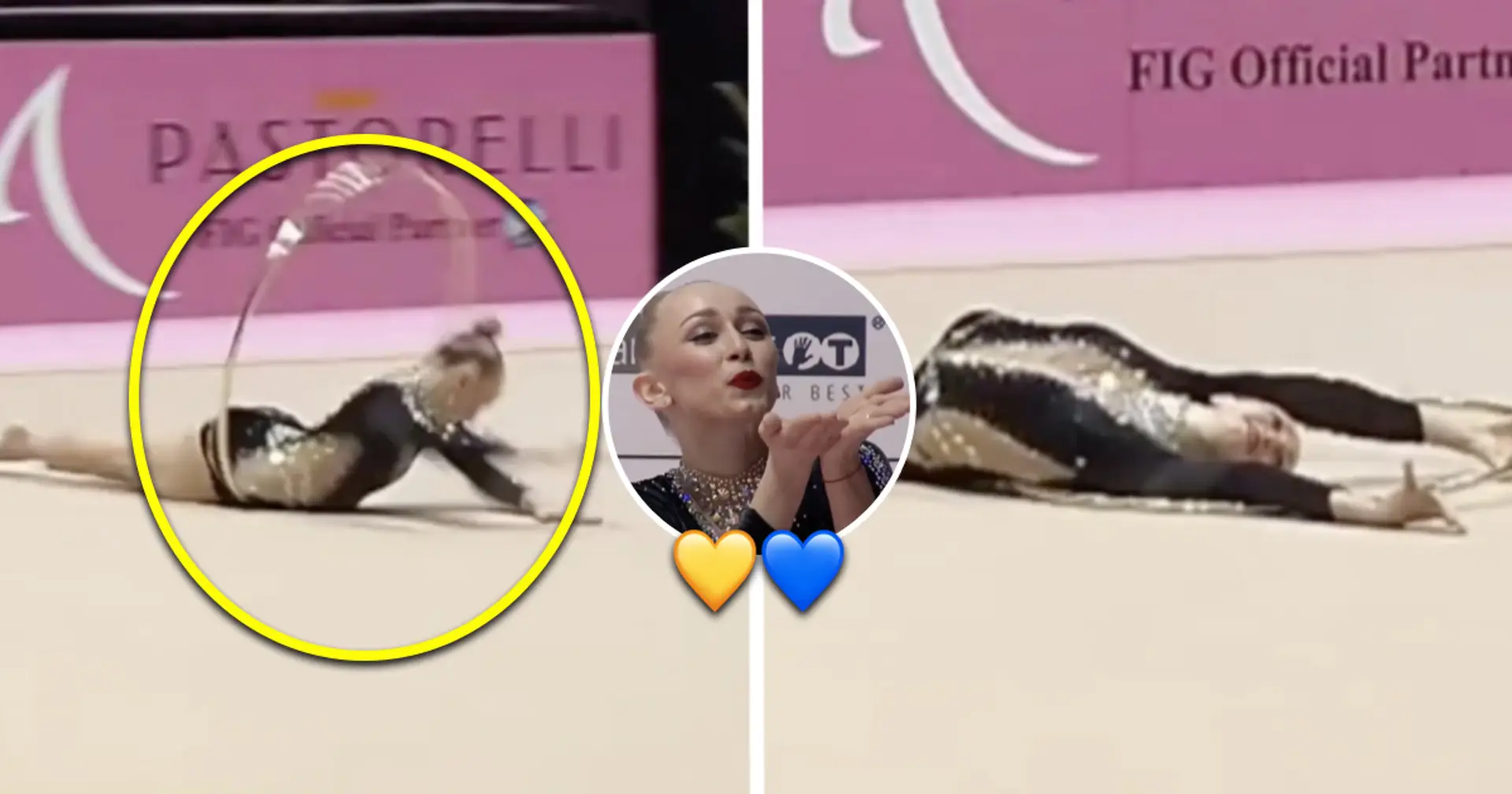 🔥 Оце так кінцівка: Онопрієнко вразила публіку на чемпіонаті Італії виступом з обручем