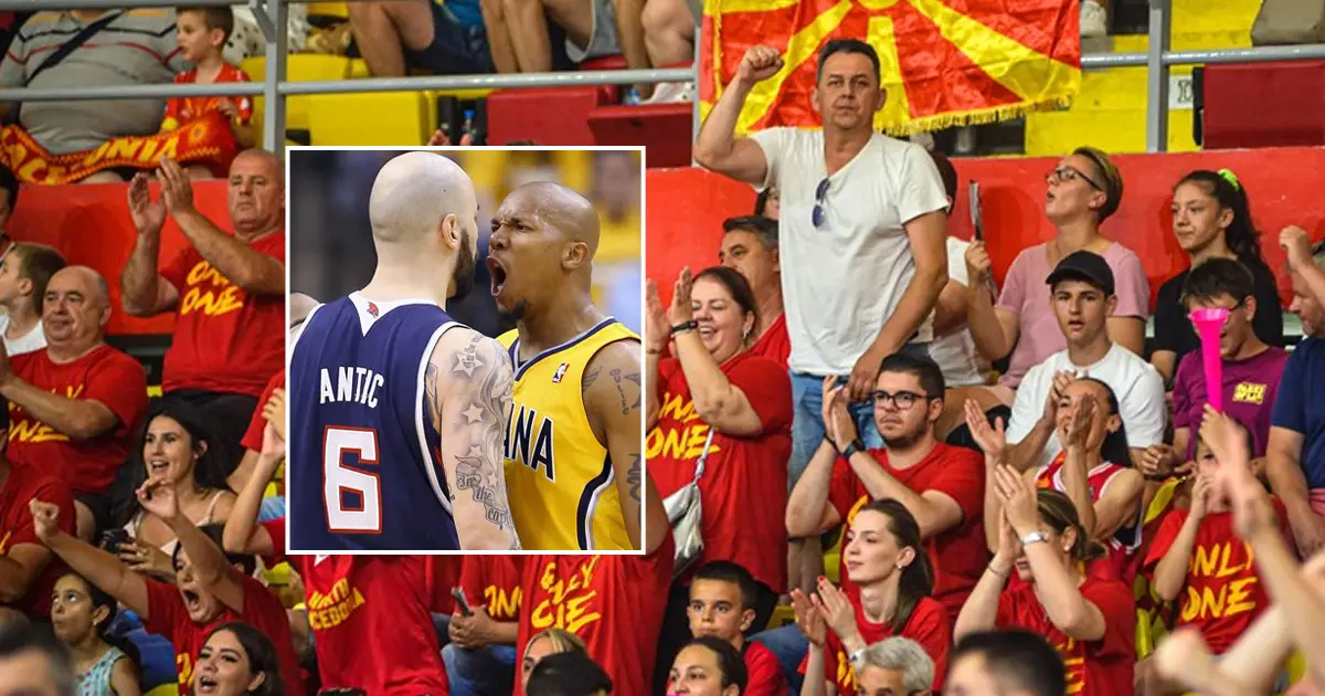 Легенда македонського баскетболу палко підтримувала свою молодіжку у грі проти України