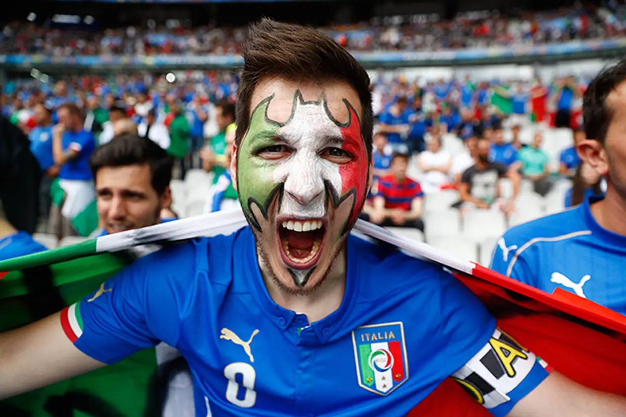 Итальянцы как самые эмоциональные болельщики Евро-2016