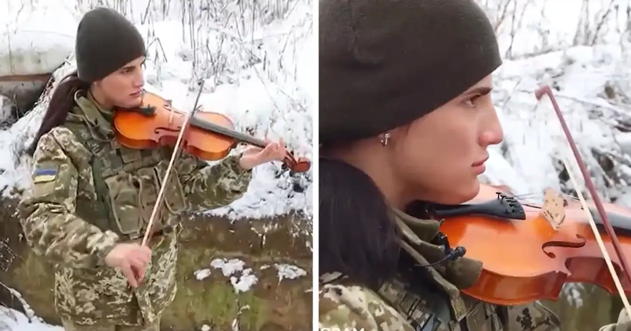 🙌 «Жодна зима не завадить українцям»: Міноборони України поділилося чуттєвим відео гри захисниці на скрипці