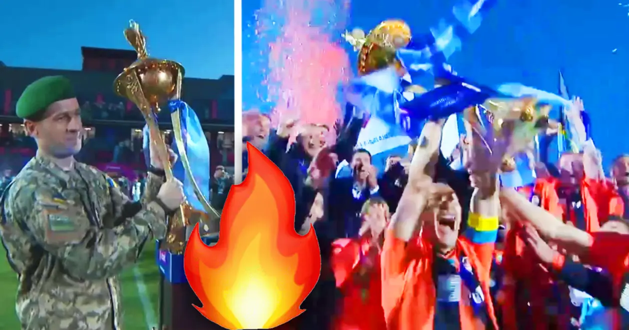 🔥 Ці емоції: гірники підняли Кубок України над головою та в унісон викрикували святкові вигуки 