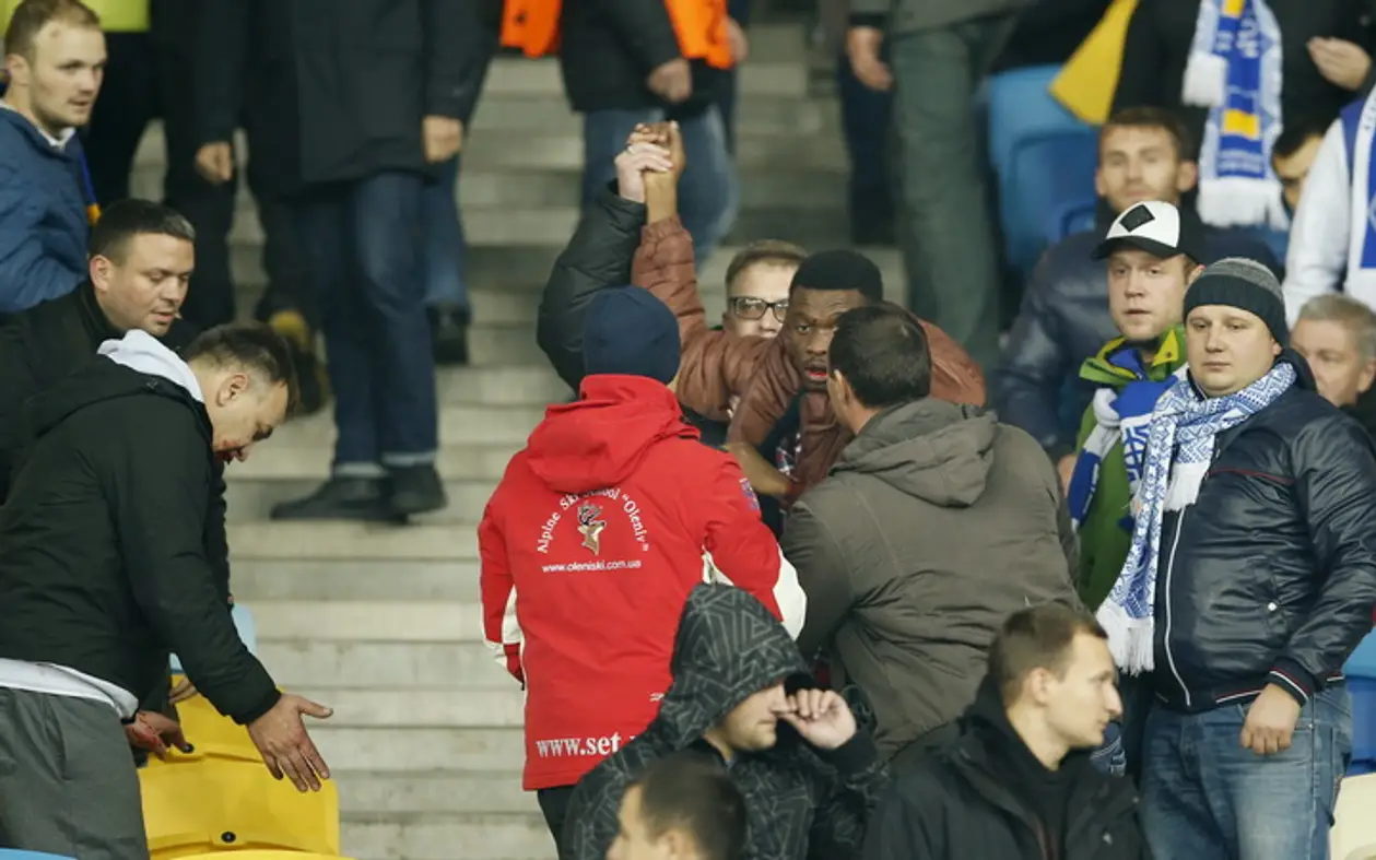 5 випадків прояву расизму на українських стадіонах