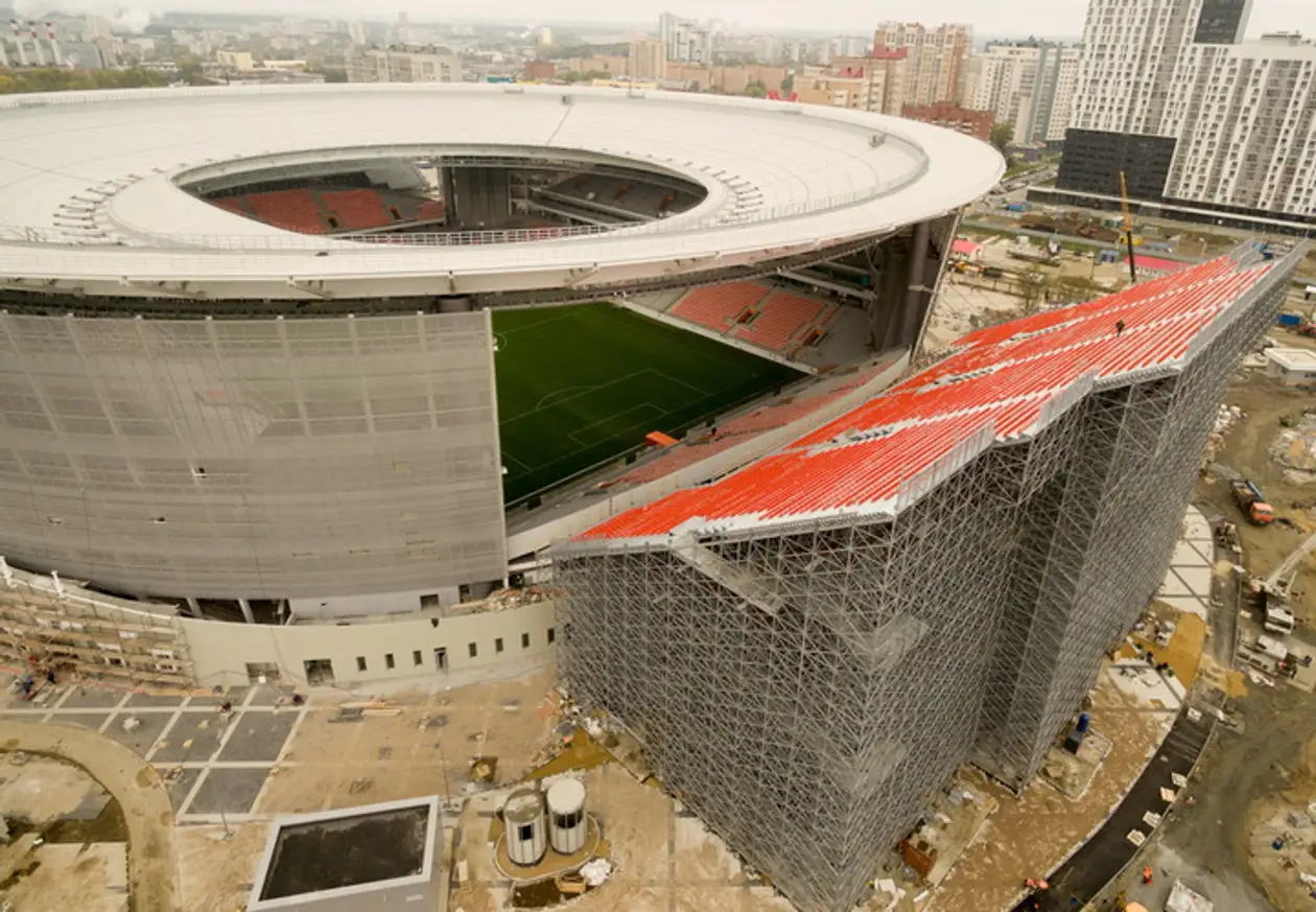 Очень странный стадион, который построили в России к ЧМ-2018