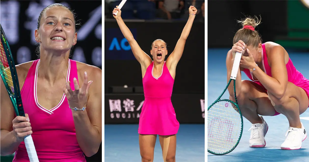 🔥😅 1000 і 1 емоція Марти Костюк у тригодинному матчі другого кола Australian Open 