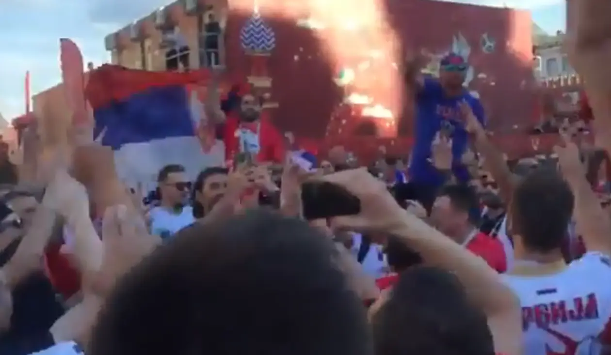 «Крым – Россия». Сербские фанаты бредят перед матчем с Бразилией