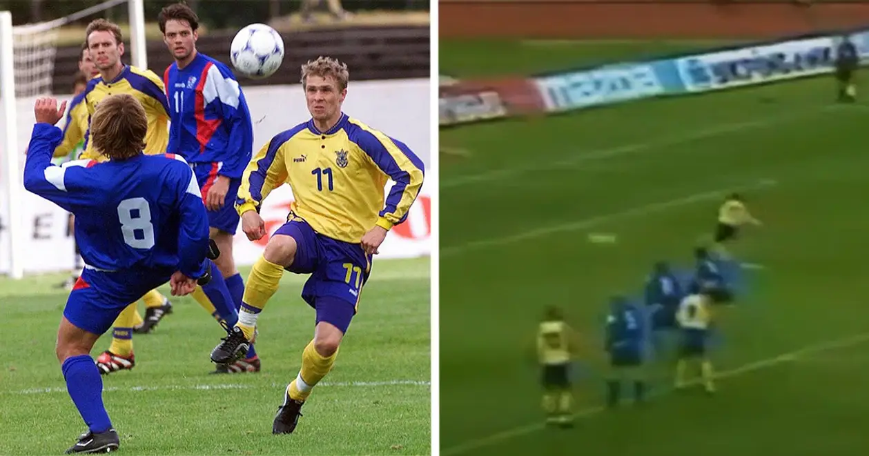 А ви знали, що Ребров забивав у ворота Ісландії? Переможний пенальті в матчі відбору на Євро-2000