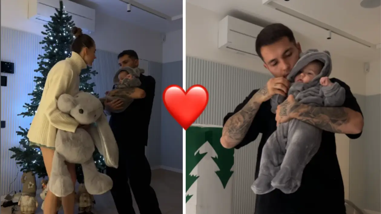 Наймиліше відео дня: Сім'я Дубінчаків прикрасили новорічну ялинку разом з маленьким сином Адонісом