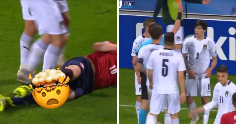 Ужасный поступок Тонали на матче Евро U-21. Зачем он так сделал?