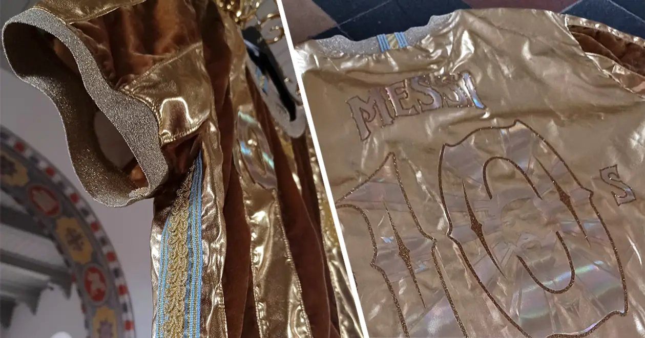 Агентство FOKOHAELA на честь перемоги на ЧС-2022 створило золоту копію футболки Мессі (ФОТО)