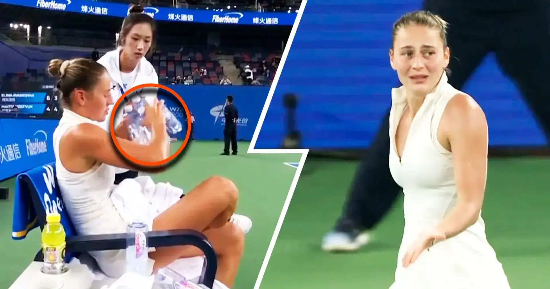 Костюк у надскладному матчі проти ексросіянки на старті турніру WTA 1000 в Ухані постійно просила про одну послугу. Про що мова