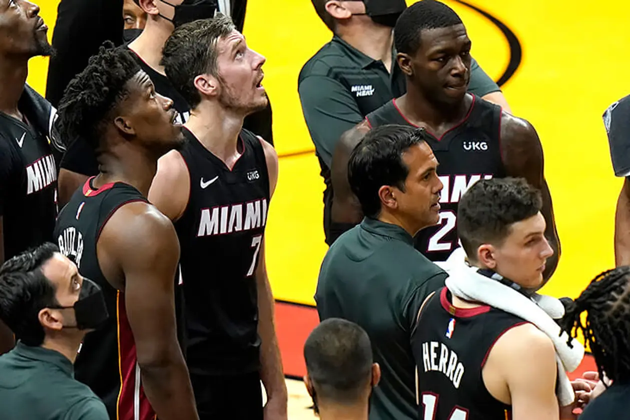 «Майами» – главное разочарование плей-офф НБА: за год прошли путь от финала до вылета в первом раунде