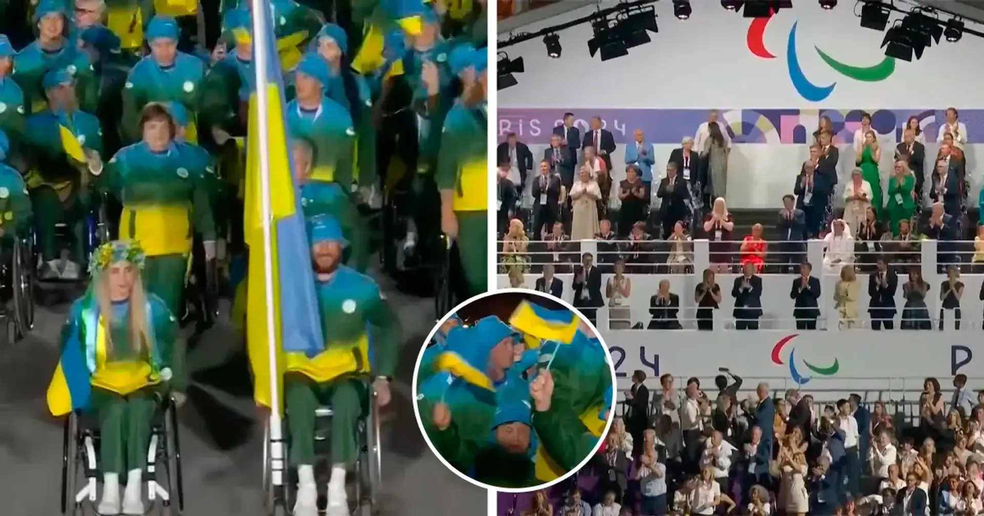 Україна вийшла на церемонію відкриття Паралімпіади – команду зустріли стоячи