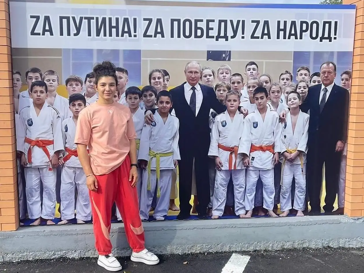 Дзюдоїстка Таймазова підтримує війну і брала участь в пропагандистському заході з незаконно вивезеними з України дітьми