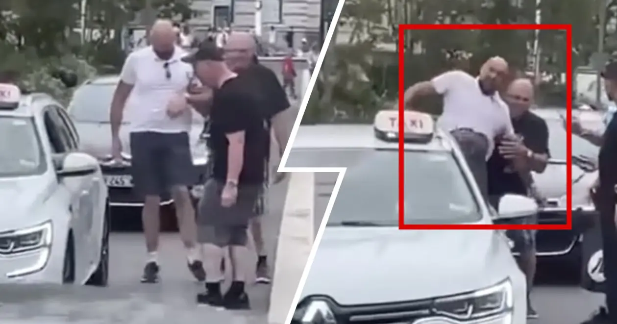 Відео п’яного Тайсона Фюрі. Ледь тримається на ногах та копає авто