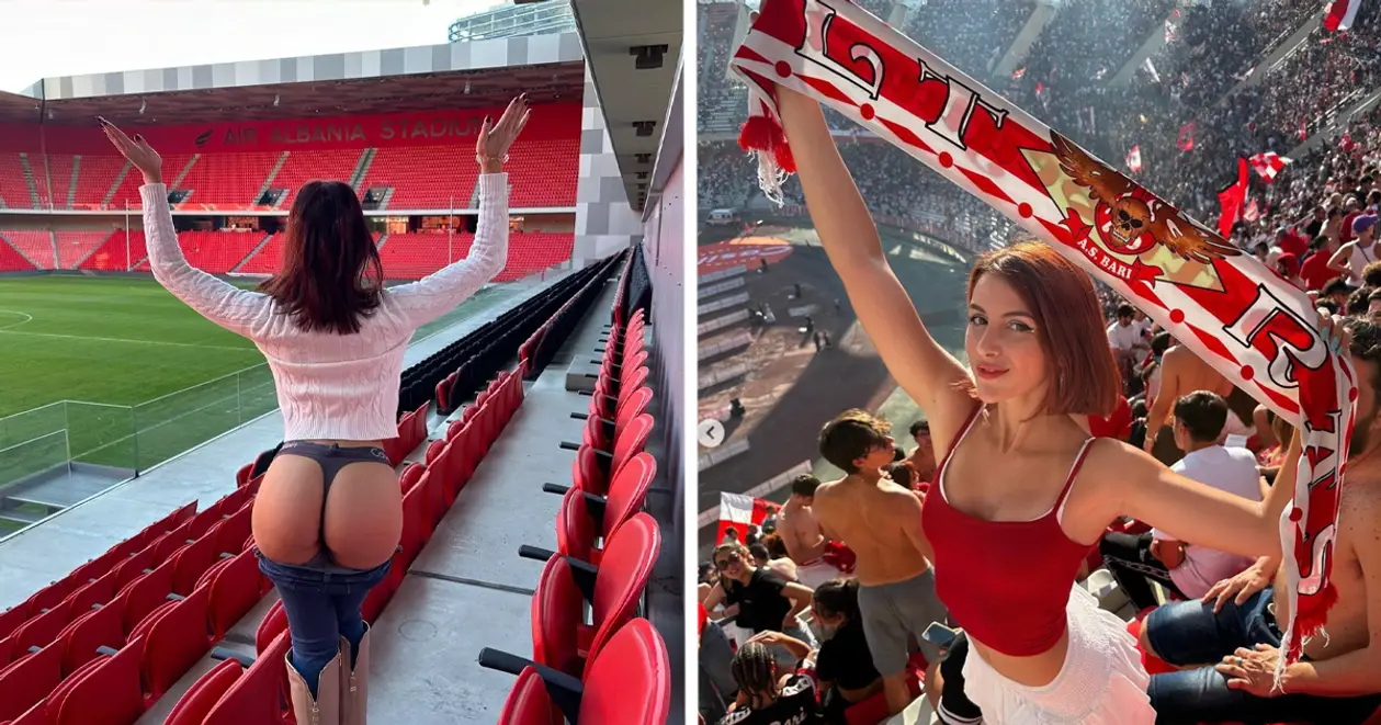 Вболівальниця «Барі» демонструє свої сідниці на трибунах кожного матчу: перетворилася вже на талісман