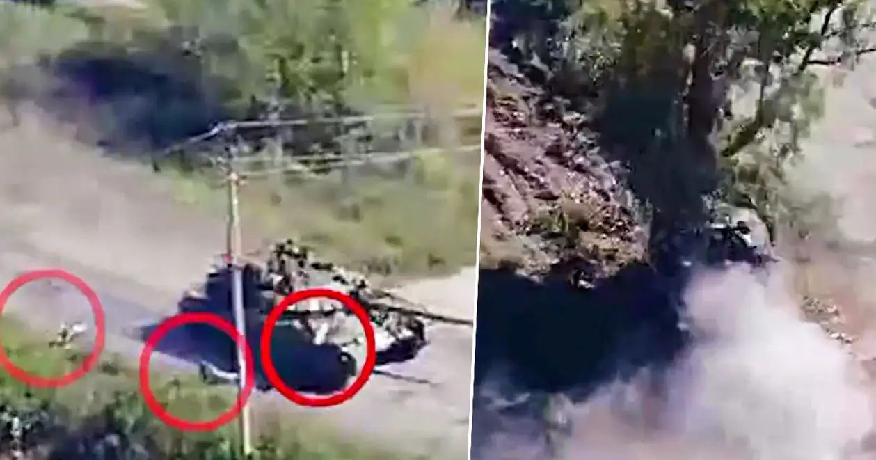 «Панікі нєт!» Росіяни так тікали від ЗСУ на Харківщині, що повним складом попадали з танка