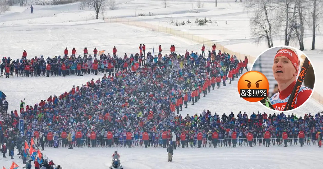 Здивовані? в Росії учасників лижного забігу вишикували величезною літерою Z
