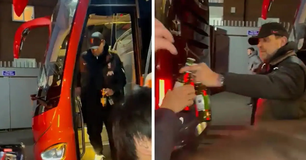 Клопп вынес пива фанатам после матча с «Кристал Пэлас» из клубного автобуса