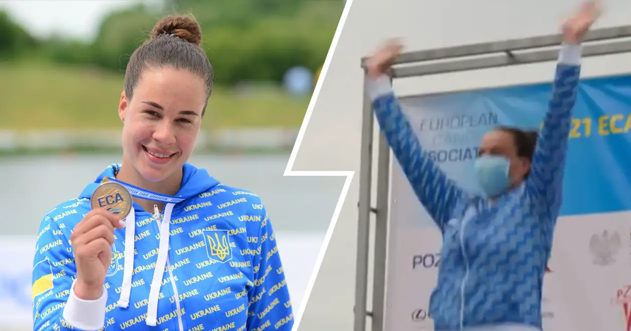 Лузан взяла первое в истории Украины золото в женском каноэ. Атмосферное видео награждения