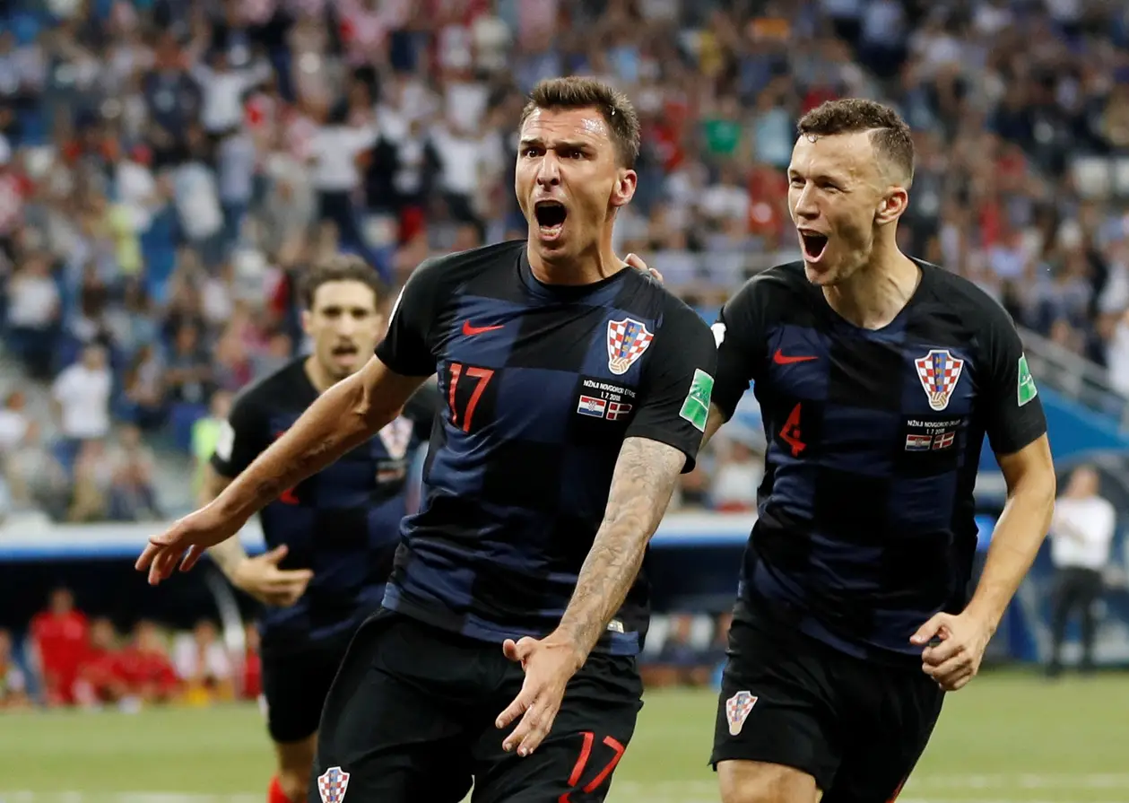 Хорватия и Дания обменялись голами за 4 (!) минуты