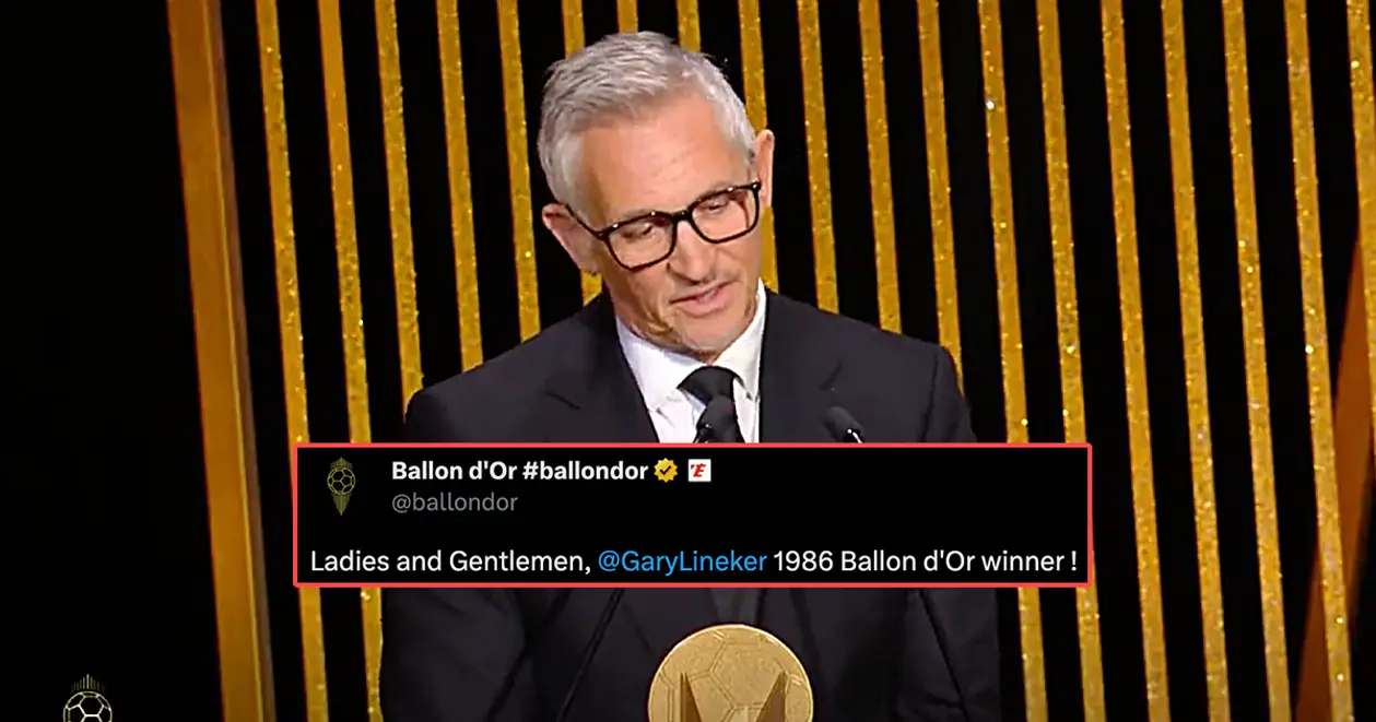 🤦‍♂️ Фейл дня: акаунт «Золотого м'яча» назвав Лінекера переможцем 1986 року, а Беланов відповів