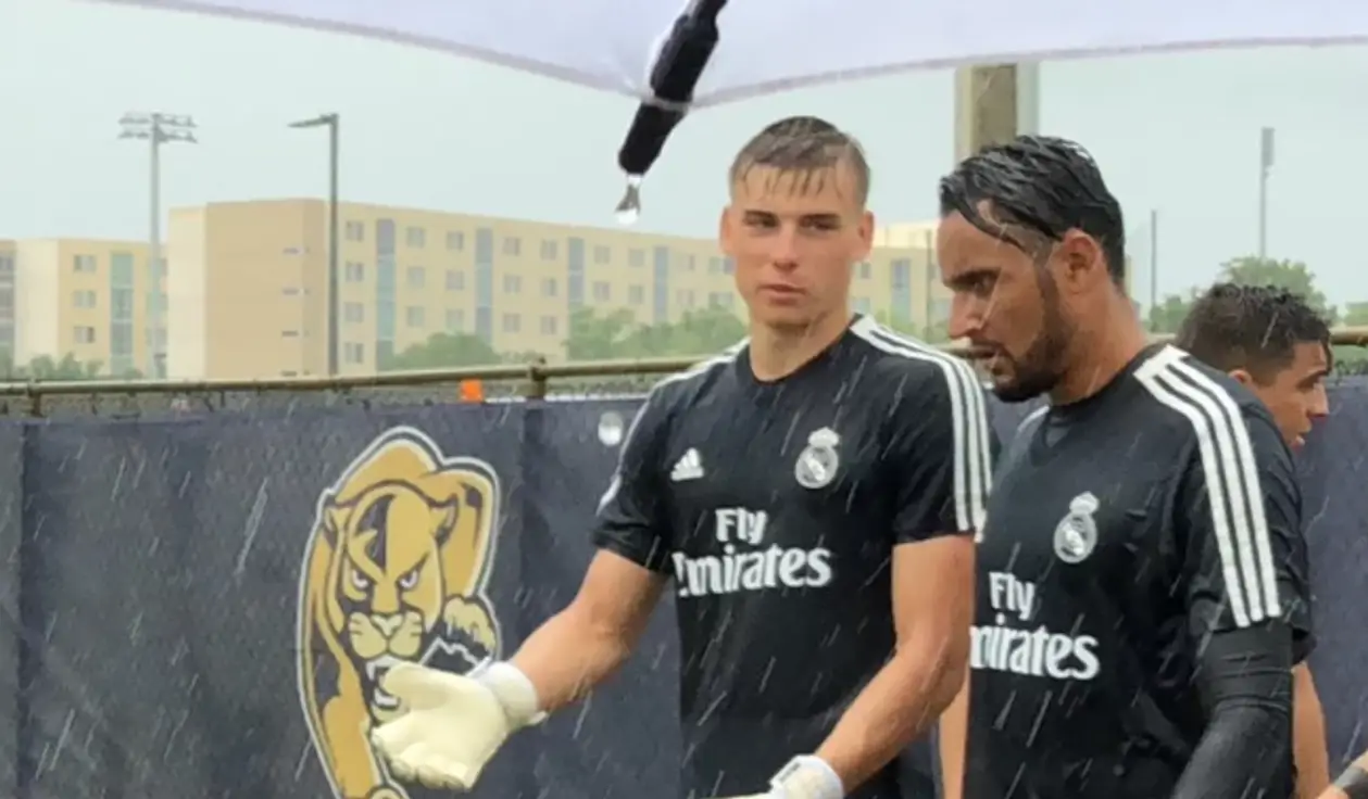 Лопетеги заставил тренироваться «Реал» и Лунина под проливным дождем